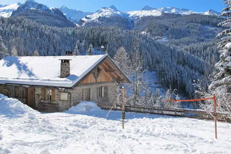 Chalet met sauna wintersport Italië